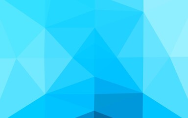 Light BLUE vector low poly texture.