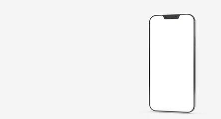 a digital smartphone device mobile phone 3d isolated