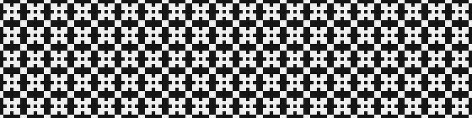 Fototapeta premium Abstract Cross Pattern Dots Logo generative computational art illustration