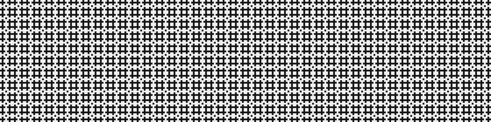 Fototapeta premium Abstract Cross Pattern Dots Logo generative computational art illustration