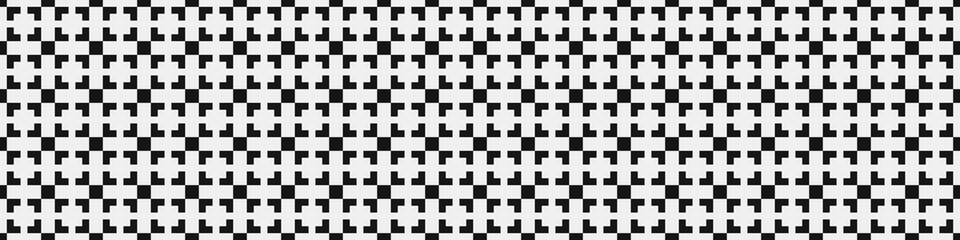 Fototapeta premium Abstract Cross Pattern Dots Logo generative computational art illustration