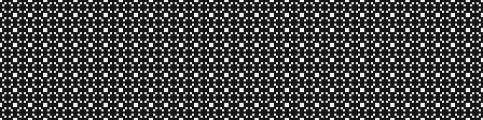 Fototapeta premium Abstract Cross Pattern Dots Logo generative computational art illustration