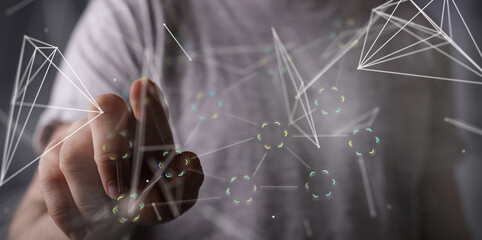 organization chart team concept networking technology