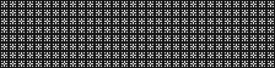 Abstract Cross Pattern Dots Logo generative computational art illustration