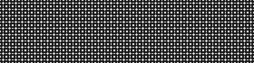 Fototapeta premium Abstract Cross Pattern Dots Logo generative computational art illustration