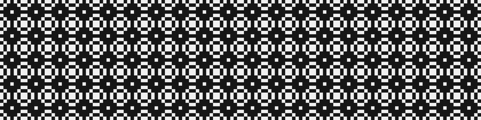 Fototapeta premium Abstract Cross Pattern Dots Logo generative computational art illustration