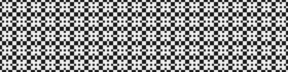 Fototapeta premium Abstract Cross Pattern Dots Logo generative computational art illustration