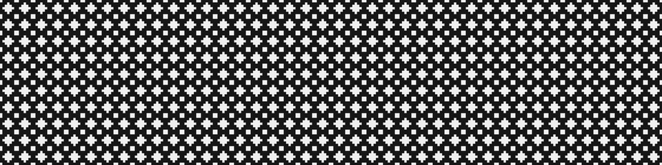 Fototapeta premium Abstract Cross Pattern Dots Logo generative computational art illustration