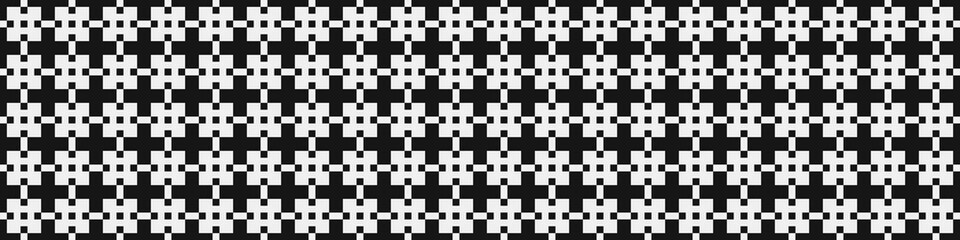 Fototapeta premium Abstract Cross Pattern Dots Logo generative computational art illustration