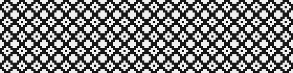 Fototapeta premium Abstract Cross Pattern Dots Logo generative computational art illustration