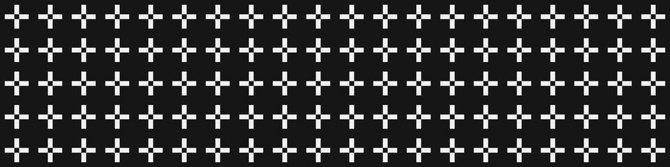 Abstract Cross Pattern Dots Logo generative computational art illustration