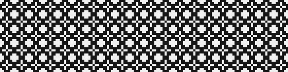 Fototapeta premium Abstract Cross Pattern Dots Logo generative computational art illustration