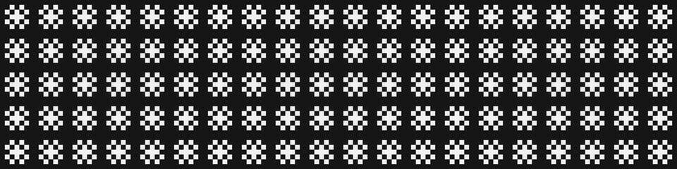 Abstract Cross Pattern Dots Logo generative computational art illustration