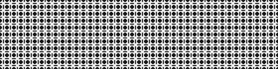 Fototapeta premium Abstract Cross Pattern Dots Logo generative computational art illustration