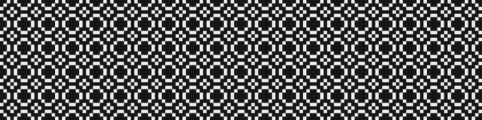 Fototapeta premium Abstract Cross Pattern Dots Logo generative computational art illustration