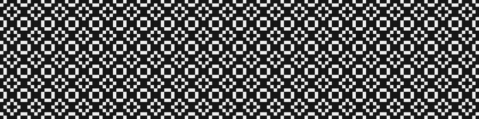 Fototapeta premium Abstract Cross Pattern Dots Logo generative computational art illustration