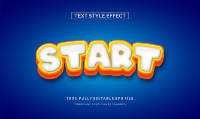Modern editable text style effect illustrator. vector design template.