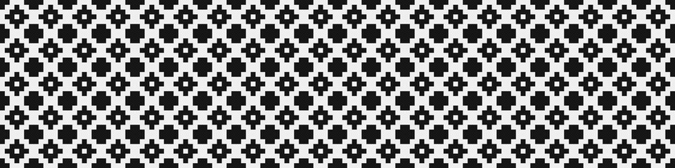 Fototapeta premium Abstract Cross Pattern Dots Logo generative computational art illustration