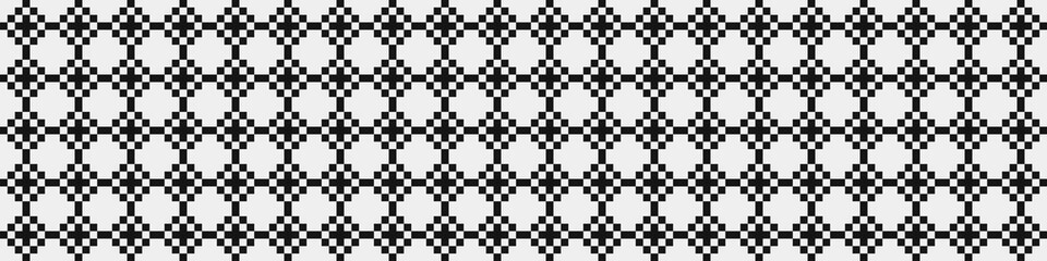 Fototapeta premium Abstract Cross Pattern Dots Logo generative computational art illustration