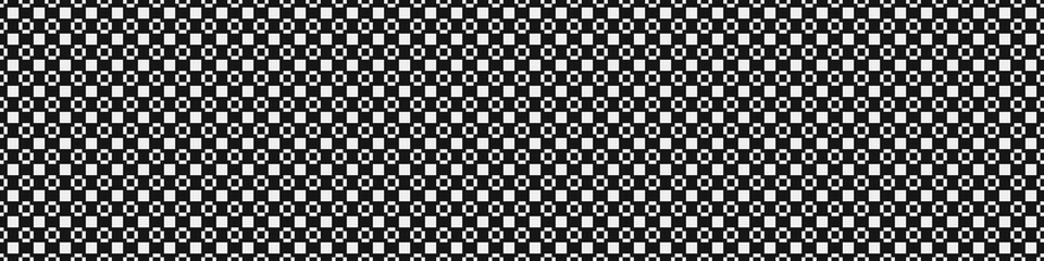 Fototapeta premium Abstract Cross Pattern Dots Logo generative computational art illustration