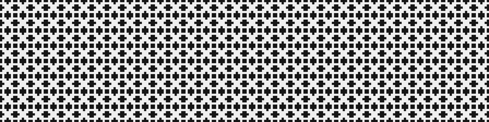 Fototapeta premium Abstract Cross Pattern Dots Logo generative computational art illustration