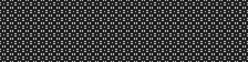 Fototapeta premium Abstract Cross Pattern Dots Logo generative computational art illustration