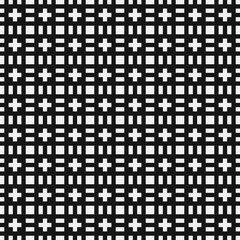 Fototapeta premium Abstract Cross Pattern Dots Logo generative computational art illustration