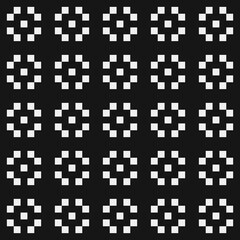 Abstract Cross Pattern Dots Logo generative computational art illustration