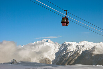 Courchevel 1850 3 Valleys ski area Mont Blanc French Alps France