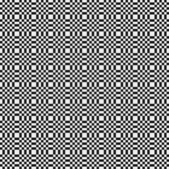 Abstract Cross Pattern Dots Logo generative computational art illustration