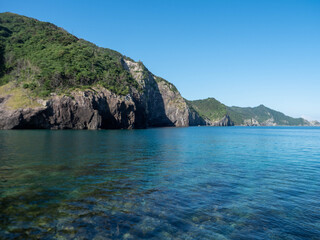 Fototapeta premium 青海島の入り江