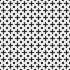 Fototapeta premium Abstract Cross Pattern Dots Logo generative computational art illustration