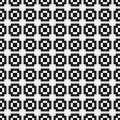 Fototapeta premium Abstract Cross Pattern Dots Logo generative computational art illustration