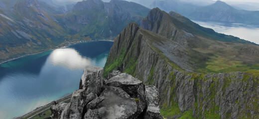 view of the mountains