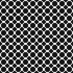 Fototapeta premium Abstract Cross Pattern Dots Logo generative computational art illustration