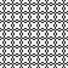 Fototapeta premium Abstract Cross Pattern Dots Logo generative computational art illustration