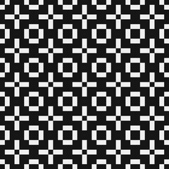 Fototapeta premium Abstract Cross Pattern Dots Logo generative computational art illustration