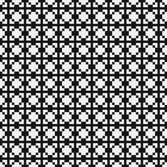 Abstract Cross Pattern Dots Logo generative computational art illustration