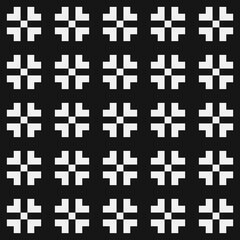 Abstract Cross Pattern Dots Logo generative computational art illustration