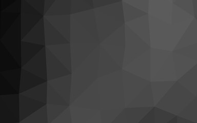 Light Silver, Gray vector blurry triangle template.