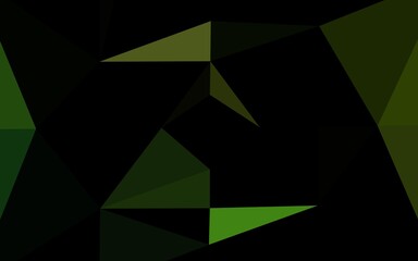 Light Green vector blurry triangle texture.