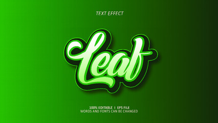 editable text effect