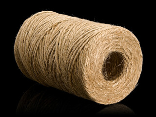 Close-up of hank of jute twine