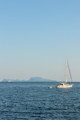 Fototapeta premium sailboat on the sea
