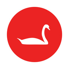 Schwan und Kreis