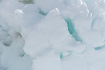 Nieve recien caida
