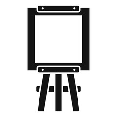 Equipment easel icon, simple style
