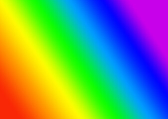 Rainbow background diagonally from bottom left corner to top right