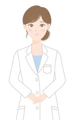 白衣の女性
