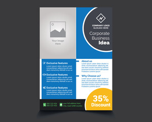 Corporate Business Flyer design template